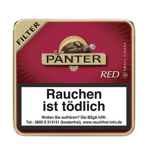 Panter Red Filter Cigarillo, 20 Stück