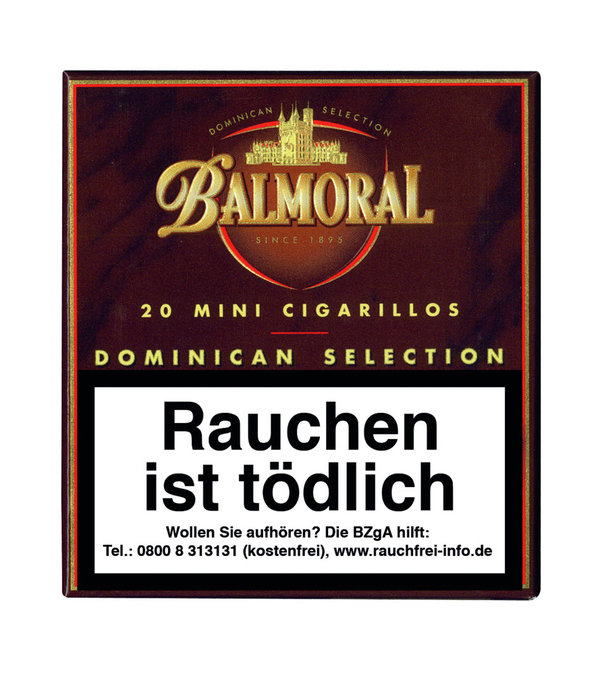 Balmoral Dominican Selection Mini Cigarillo, 20 Stück NA