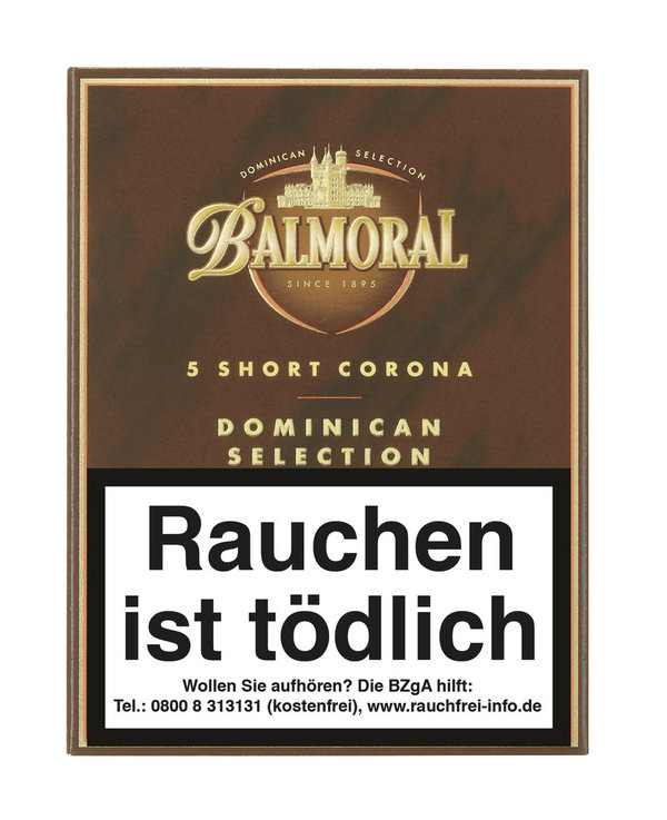 Balmoral Dominican Selection Short Corona, 5 Stück