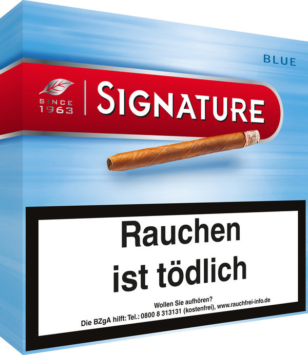 Signature Blue Cigarillos, 20 Stück