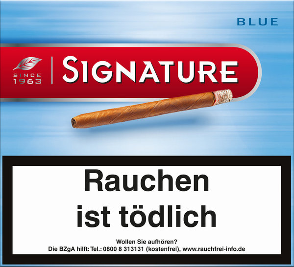 Signature Blue Cigarillos, 20 Stück