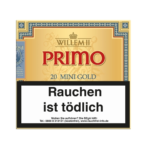 Willem II Primo Mini Gold, 20 Zigarillos