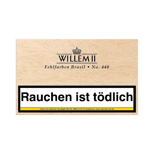 Willem II Fehlfarben Cigarillos Nr 440 Brasil, 50 Stück