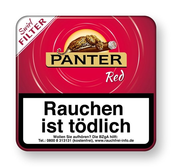 Panter Swirl Red Filter Cigarillo, 20 Stück (ex. Touch)