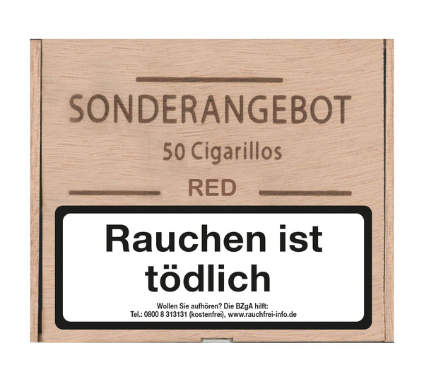 Sonderangebot Red, 50 Cigarillos
